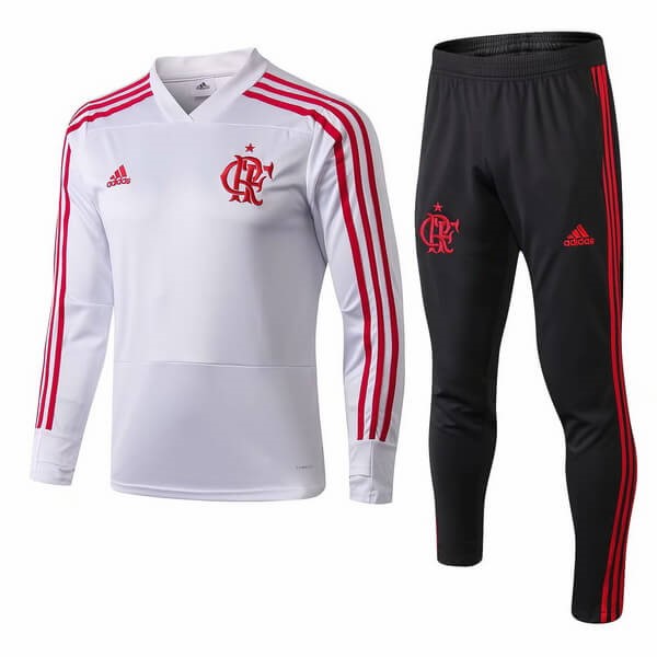 Survetement Football Flamengo 2018-19 Blanc Rouge